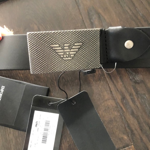BNWT EMPORIO Armani leather belt. Made in Italy - Picture 2 of 5